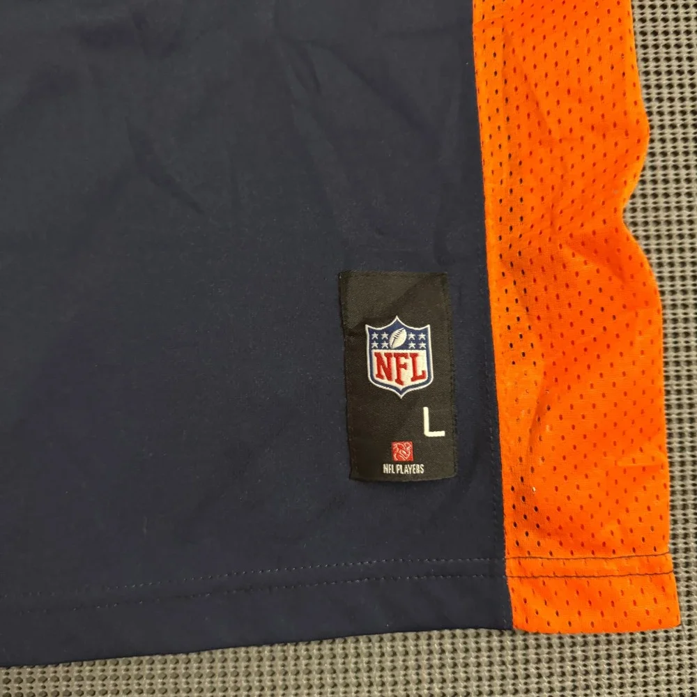 NFL Team Apparel Denver Broncos Peyton Manning 18 Youth Large Jersey Navy Blue